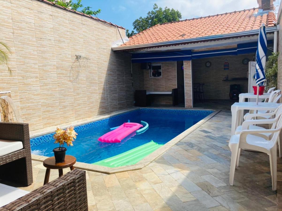 Casa Moderna E Aconchegante Com Opcao De Piscina Aquecida Cobrado A Parte, Ampla Area Gourmet Com Churrasqueira Em Deck Coberto Frente A Piscina, Aconchegante Sala De Estar Com Lareira, Ampla Garagem Para 4 Carros, Casa Pe Na Areia A 50 Metros Da Pra Praia Grande  Exterior foto